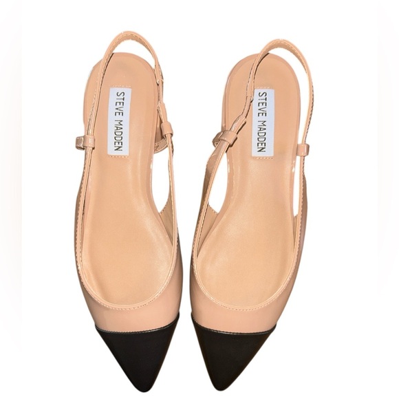 Steve Madden Tan and Black 
Belinda Flats NWOT - Picture 3 of 6